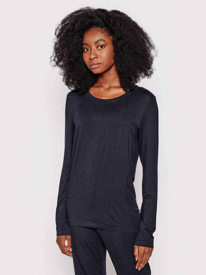 Hanro Hanro Camiseta de pijama Yoga 7996 Negro