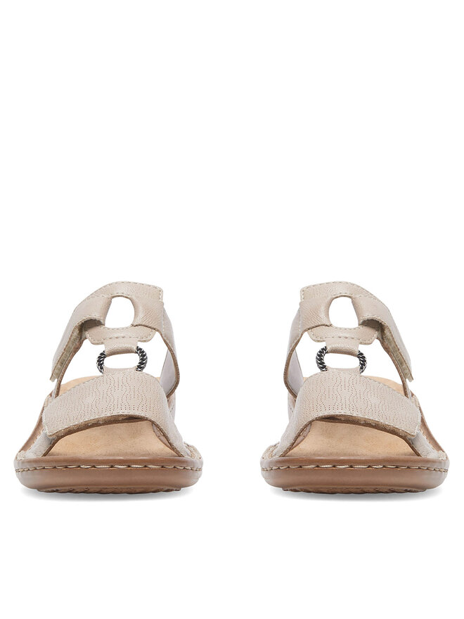 Rieker Pantoletten Rieker 60885-62 Beige