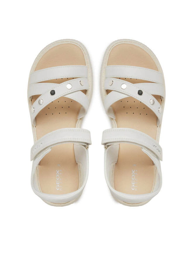 Geox Σανδάλια Geox J Sandal Kodette Gir J45DBI 0003W C1000 D Λευκό