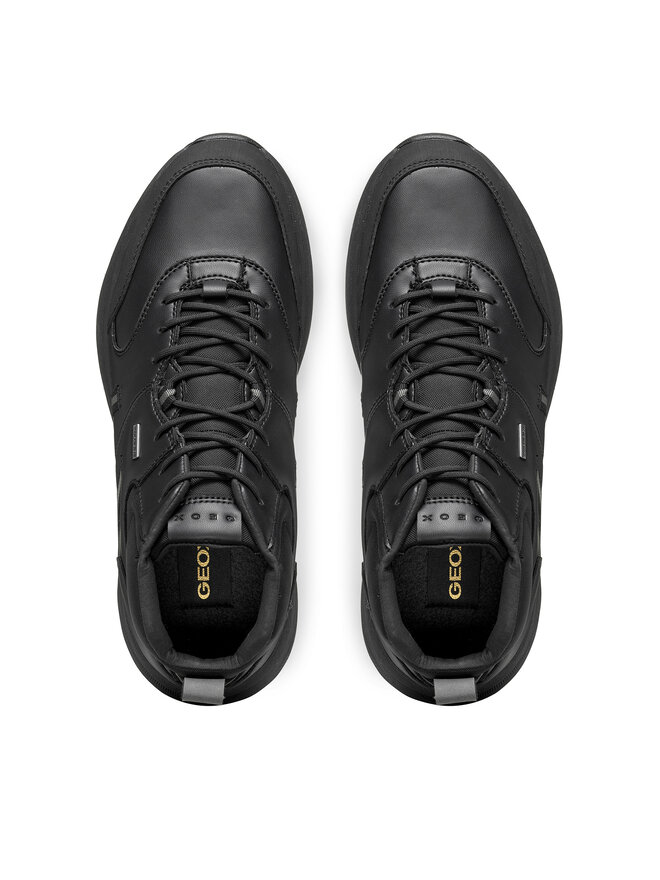 Geox Schnürschuhe Geox U Senales B Abx U66M2A 000BC C9999 Schwarz