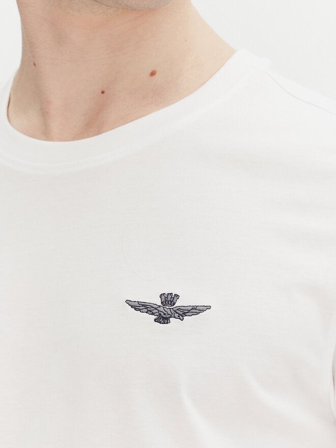 Aeronautica Militare Aeronautica Militare Camiseta 251TS2376J592 Blanco Regular Fit
