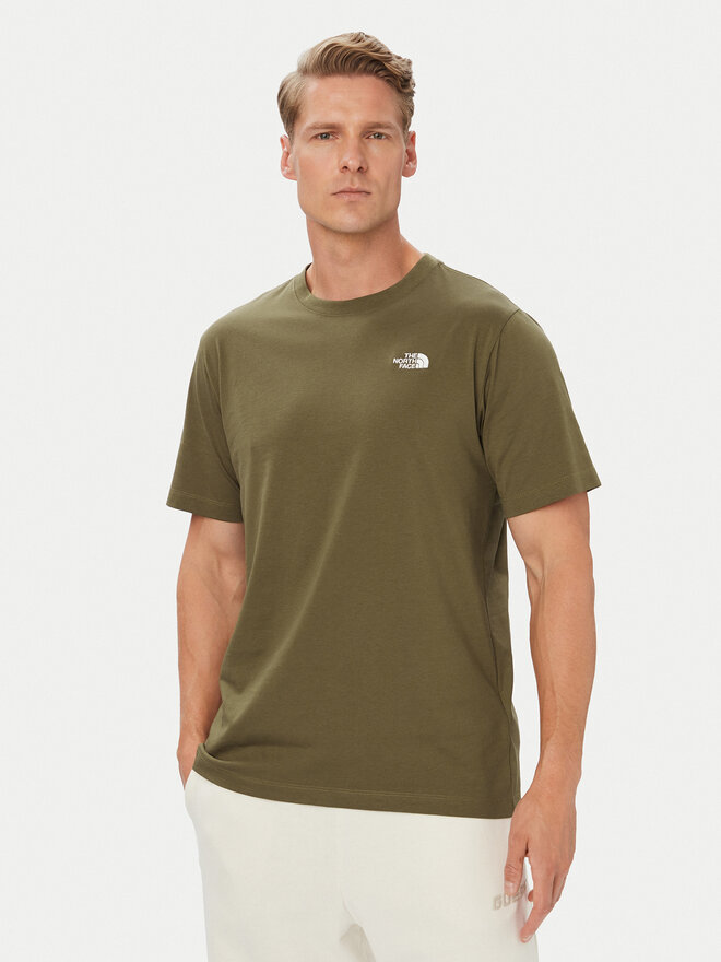 The North Face The North Face T-Shirt Evolution Simple Dome NF0A8CZ2 Khakifarben Regular Fit