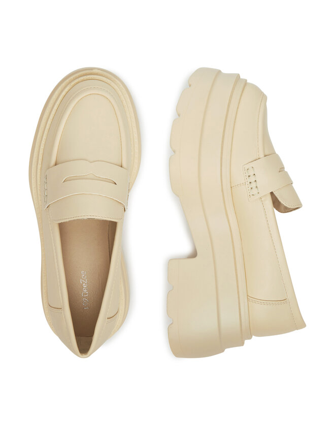 DeeZee Loafersy DeeZee ST0242613-1 Beżowy