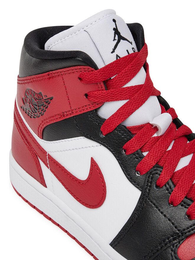 Nike Sneakersy Nike Wmns Air Jordan 1 Mid BQ6472 079 Czerwony