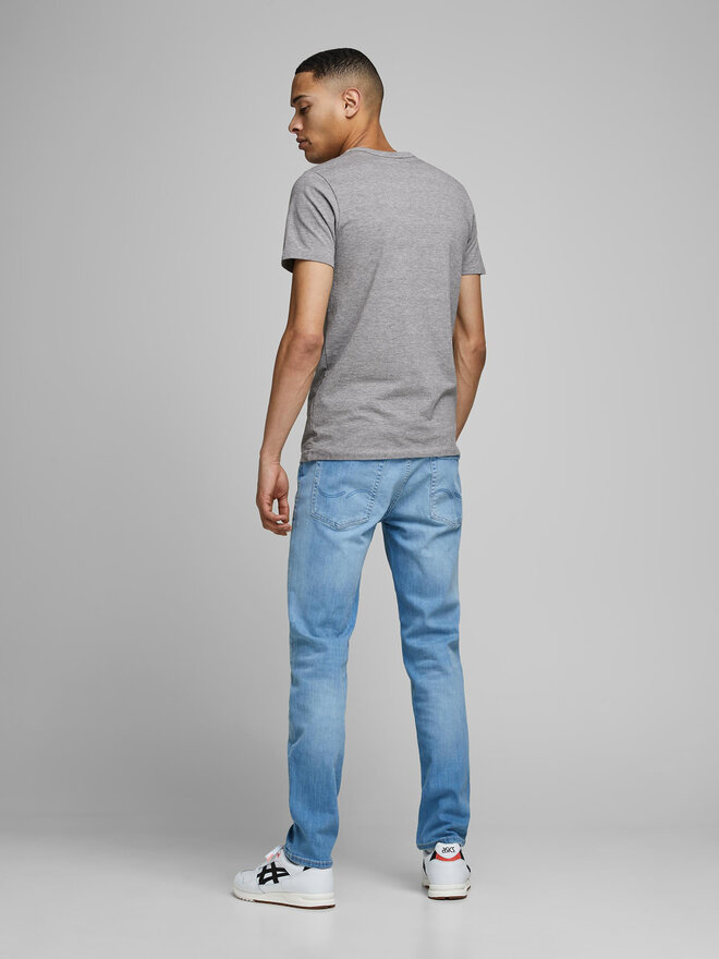 Jack&Jones Jack&Jones Футболка Basic 12058529 Сірий Stretch Fit