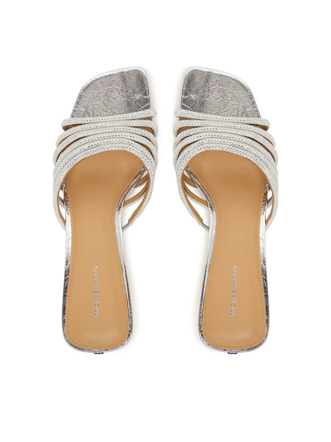 MICHAEL Michael Kors Чехли MICHAEL Michael Kors Haisley 40T5HSMS2S Сребрист