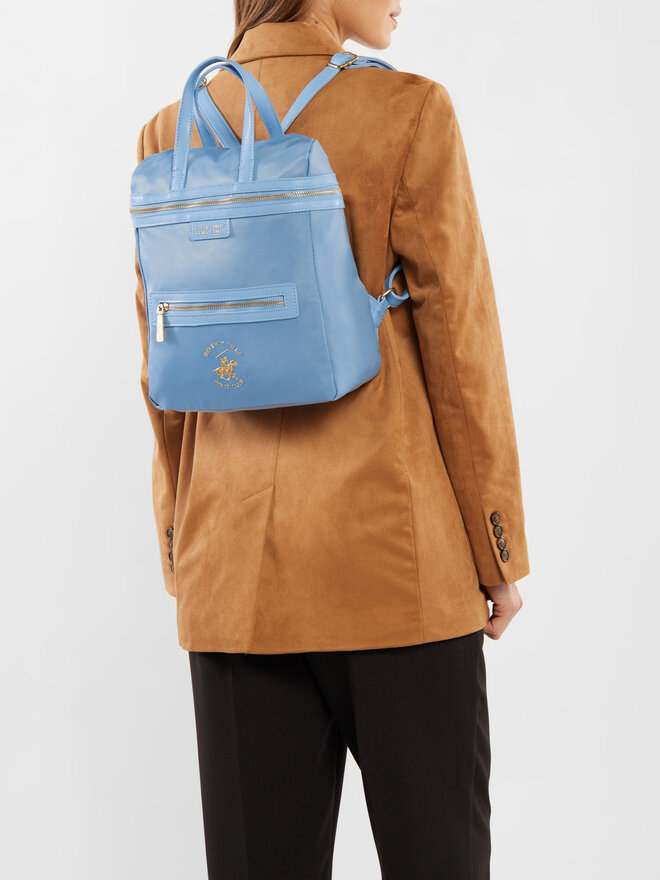 Beverly Hills Polo Club Rucsac Beverly Hills Polo Club BHPC-E-024-CCC-05 Albastru celest