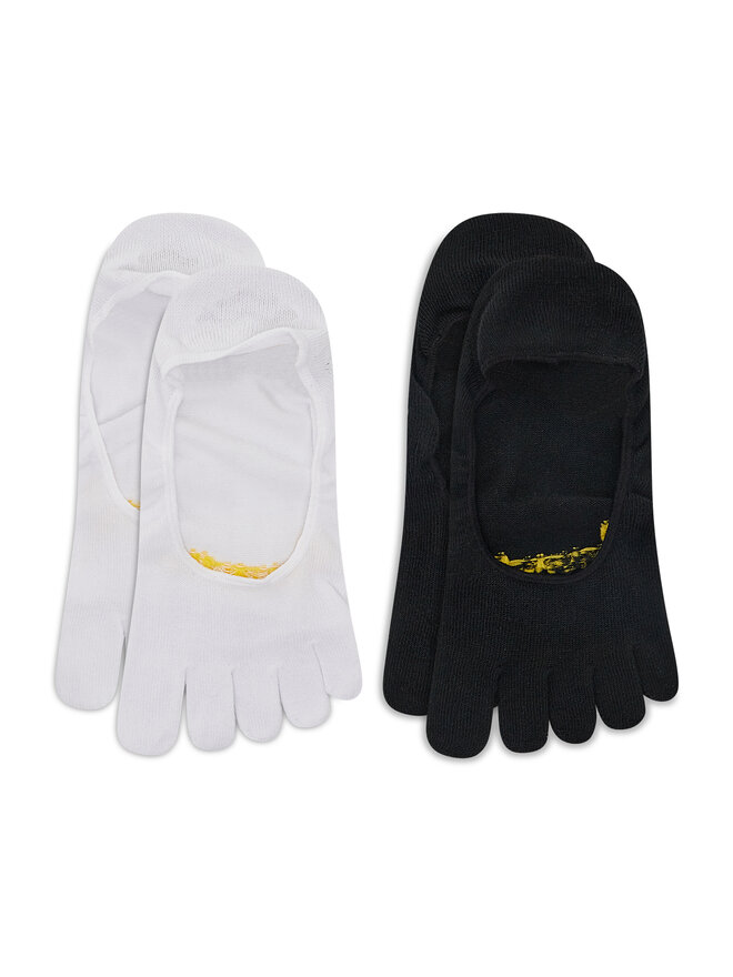 Vibram Fivefingers Set di 2 paia di pedulini unisex Vibram Fivefingers Ghost S15G12P Bianco