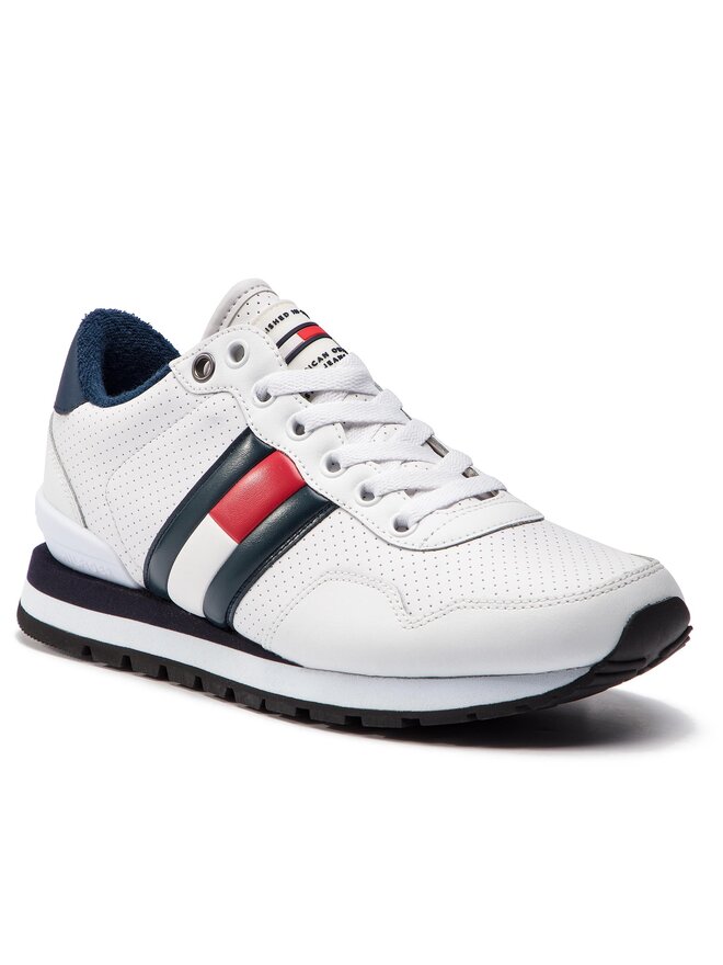 Sneakers Tommy Jeans Lifestyle Tommy Jeans Sneaker EM0EM00263 WeiB eschuhe