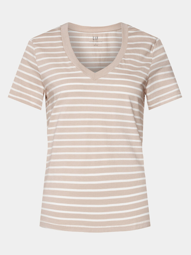 Gap Gap Camiseta 740140-58 Beis Regular Fit