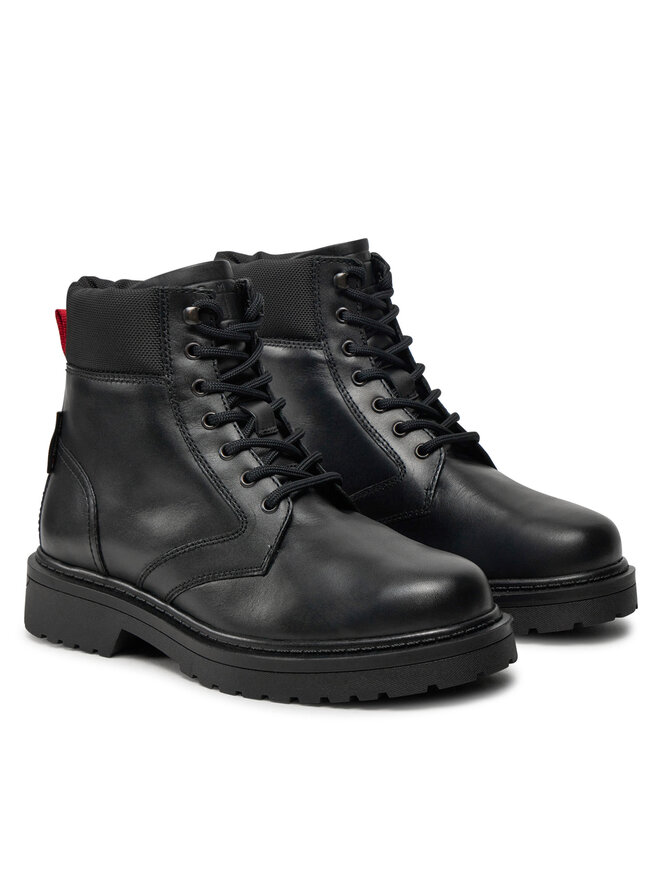 Tommy Jeans Botines planos Tommy Jeans EM0EM01446 Negro