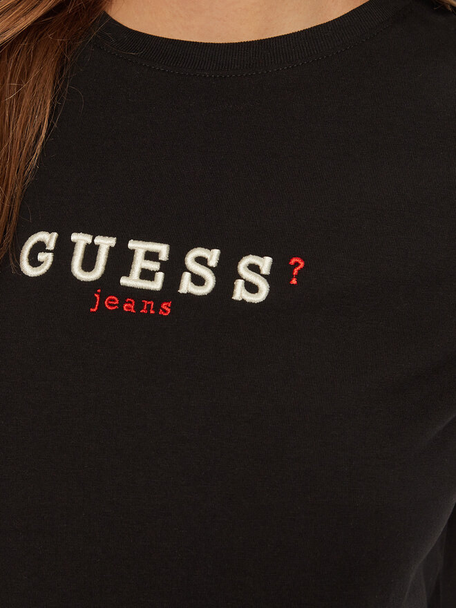 Guess Jeans Guess Jeans Camiseta W5RI54 J1314 Negro Regular Fit