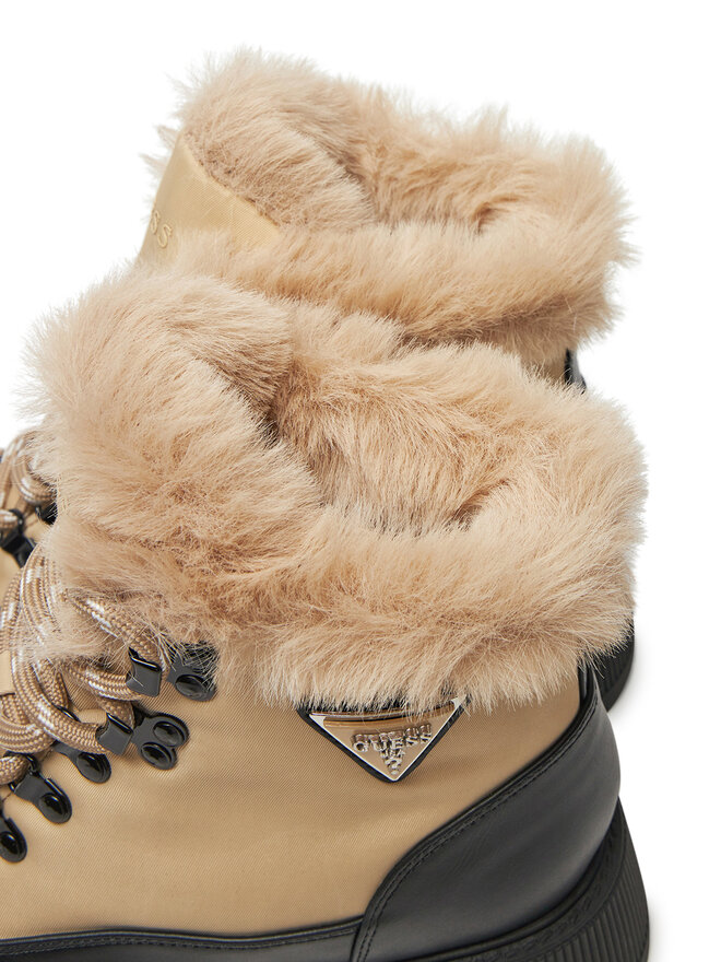 Guess Trapper stila apavi Guess Rezim FLFREZ ELE10 Bēšs