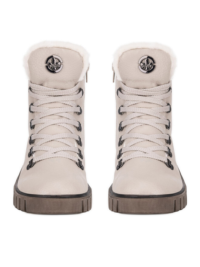 Rieker Schnürschuhe Rieker Y3432-60 Beige
