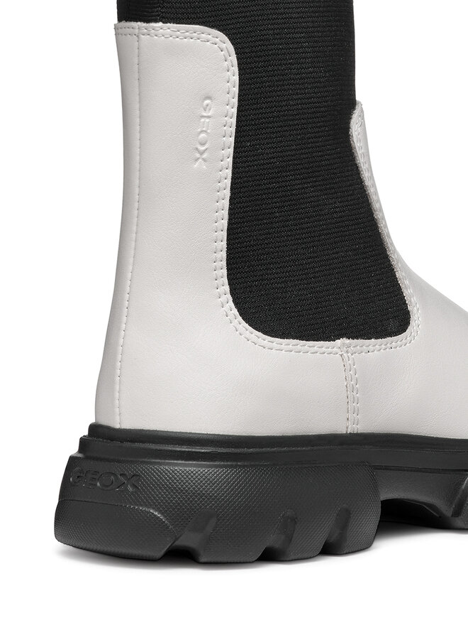 Geox Botas altas Geox J Junette Girl J46HVC 0BCNH C1M9B S Écru