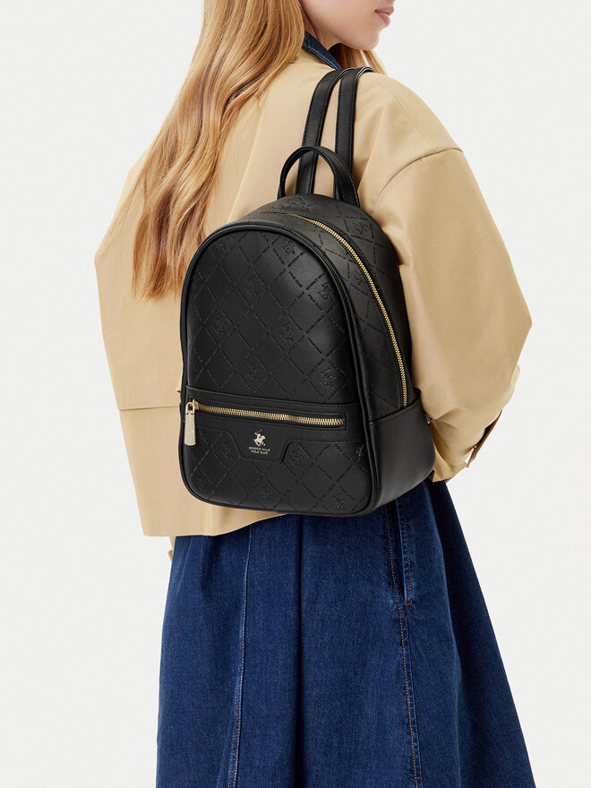 Beverly Hills Polo Club Nahrbtnik Beverly Hills Polo Club C-BHPC-H-002-08 Črna