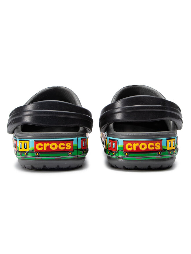 Pantoletten Crocs Crocsfl Train Band Clog K 205516 Grau | eschuhe.de