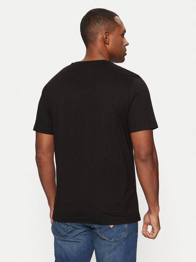 Tommy Hilfiger Tommy Hilfiger Marškinėliai Essential MW0MW37267 Juoda Regular Fit