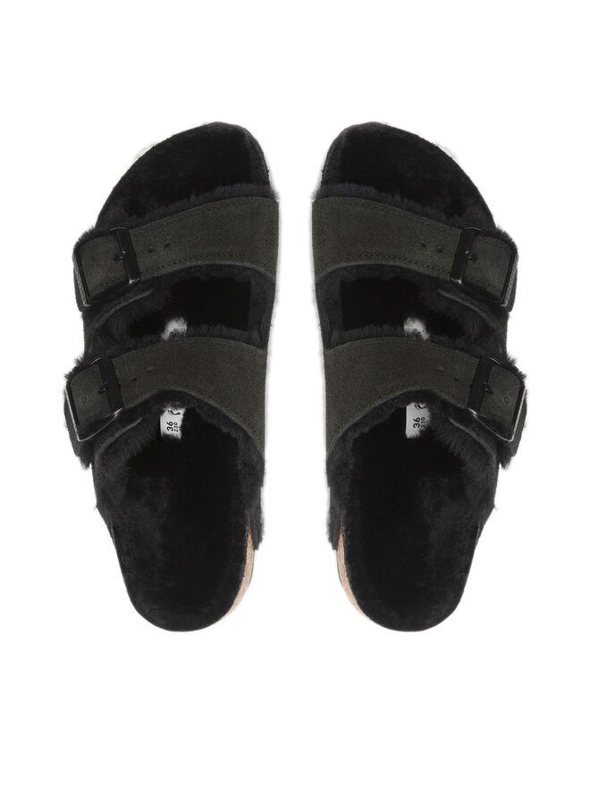 Birkenstock Papucs Birkenstock Arizona Shearling 0752663 Fekete