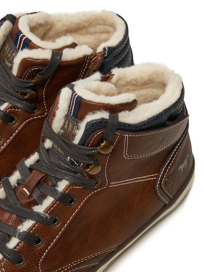Mustang Schnürschuhe Mustang 4072-602 Braun