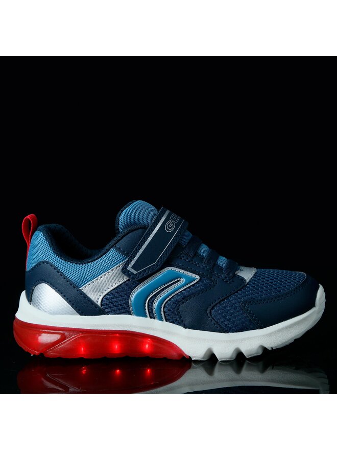 Geox Sneakersy Geox J Ciberdron Boy J45LBC 01454 C0735 S Granatowy
