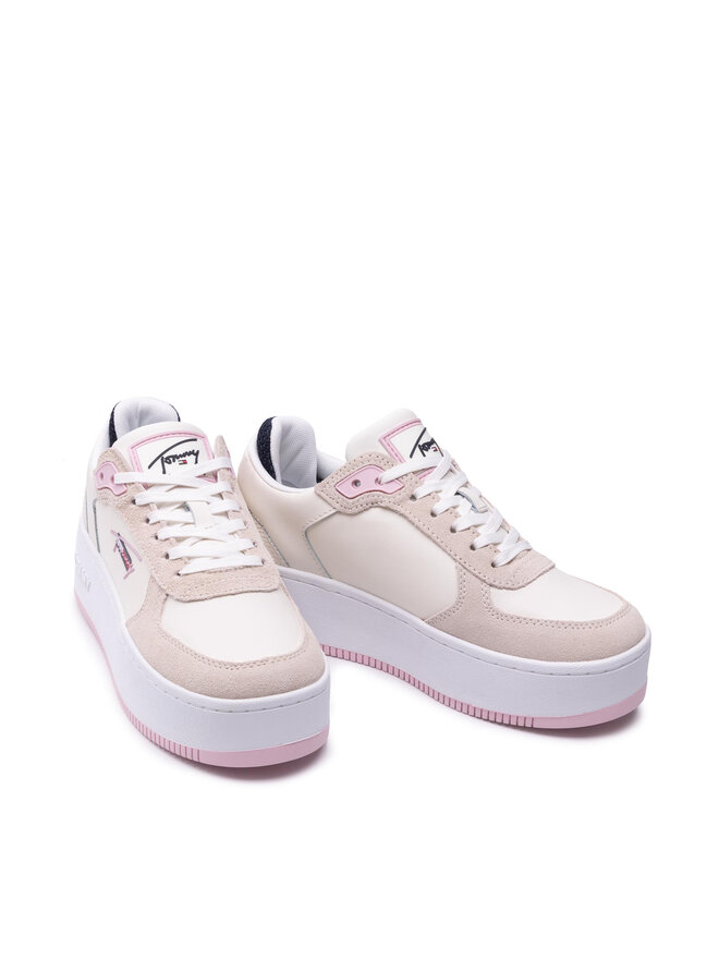 Tommy Hilfiger Sneakers Tommy Hilfiger Iconic Flatform EN0EN01421 Beige
