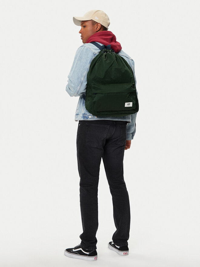 Rucksack Vans Old Skool Cinch Backpack VN00082GBD61 Grun eschuhe