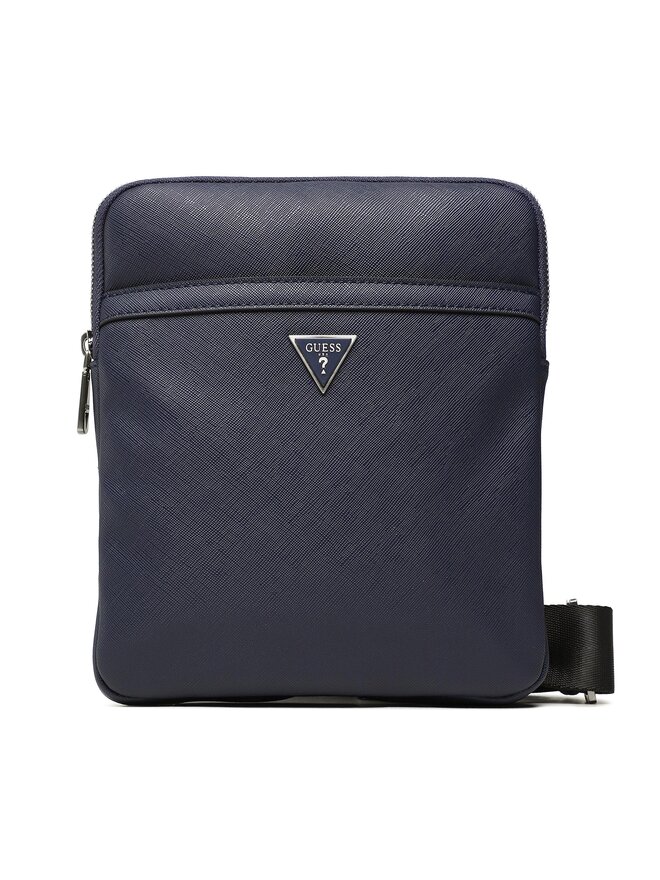 Guess Umhängetasche Guess Certosa Saffiano Smart HMECSA P3123 Dunkelblau