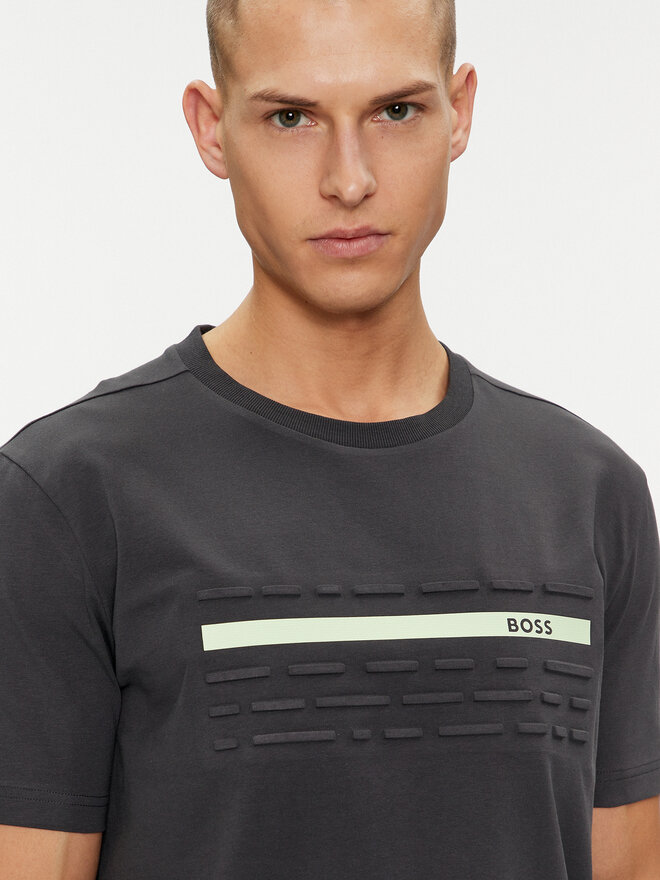 BOSS Boss Футболка 50513010 Сірий Regular Fit