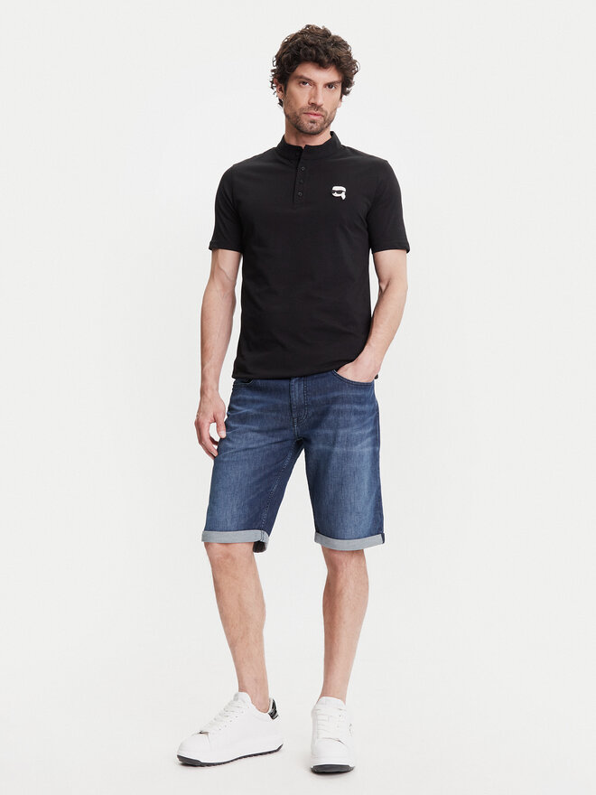 KARL LAGERFELD KARL LAGERFELD Poloshirt 745023 552224 Schwarz Regular Fit