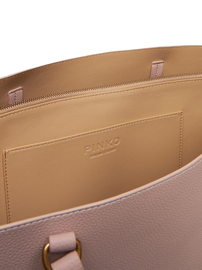 PINKO Torebka PINKO Carrie Shopper Big AI 24-25 PLTT 102832 A1LF Różowy