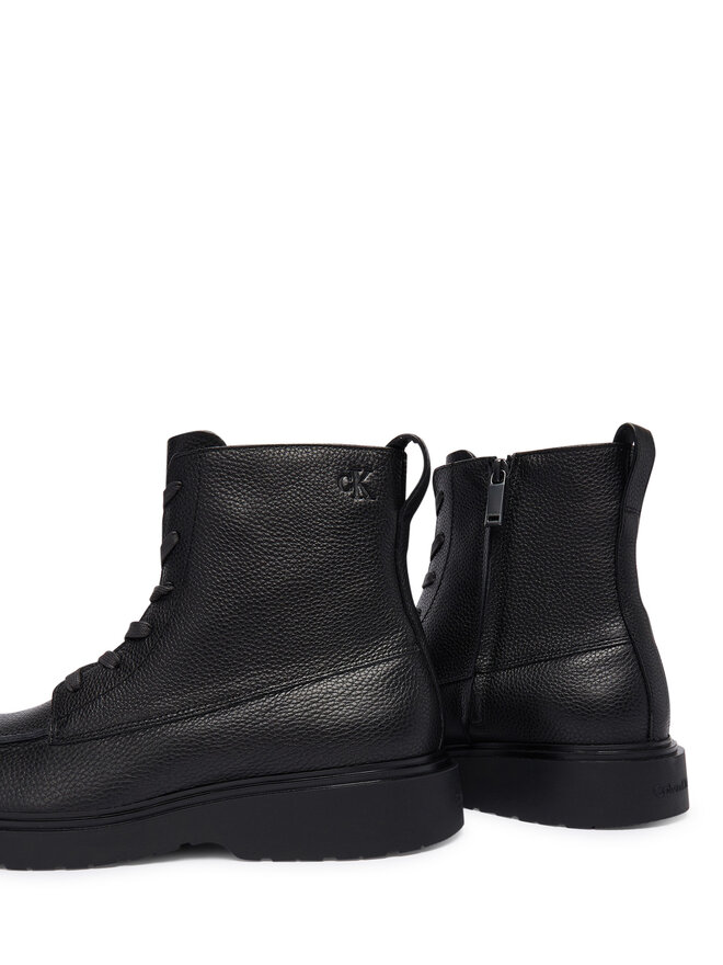 Calvin Klein Auliniai batai Calvin Klein Combat Ess Lace Up Apron Lth W YM0YM01375 Juoda