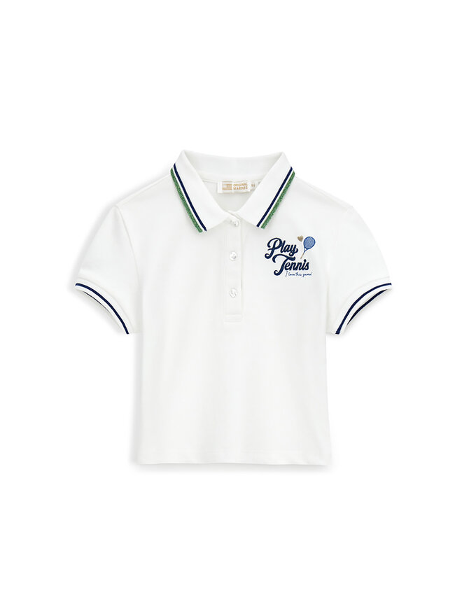 Original Marines Original Marines Poloshirt DFP5187YF Weiß Regular Fit