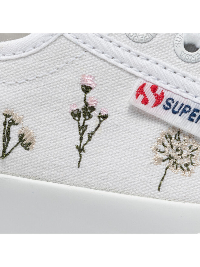 Superga bianche con fiori on sale