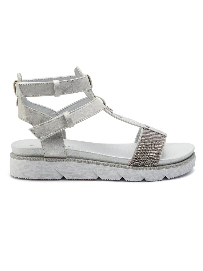 Bugatti Sandalen Bugatti 431-67383-6465-1212 Silberfarben