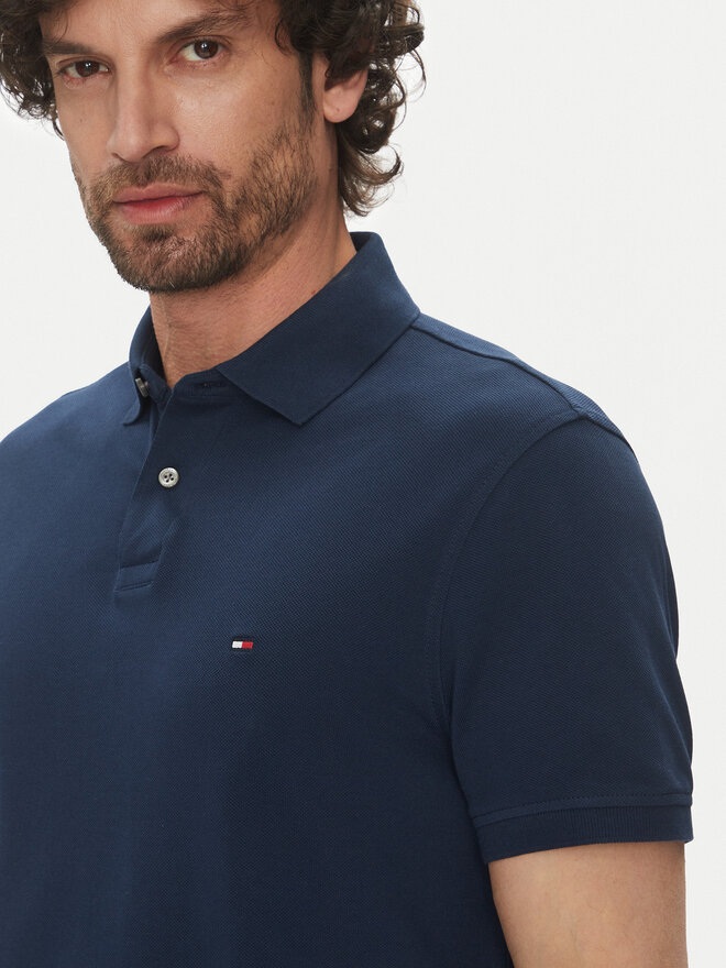 Tommy Hilfiger Tommy Hilfiger Pólóing 1985 MW0MW17770 Sötétkék Regular Fit