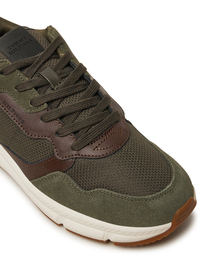 Sneakers Tommy Hilfiger Faston FM0FM05218 Khakifarben eschuhe