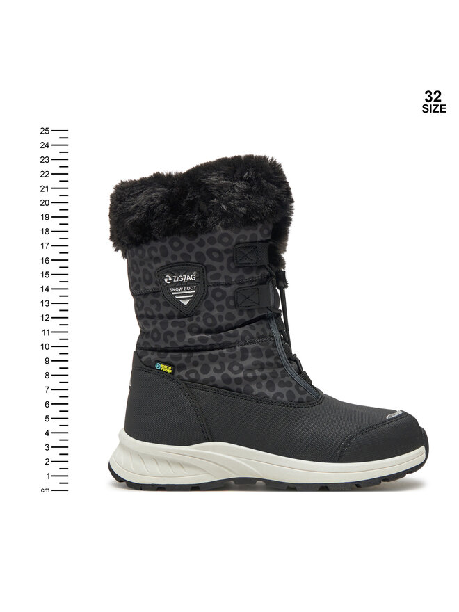 ZigZag Μπότες Χιονιού ZigZag Wesend Kids Boot WP V2 Z244389 Μαύρο