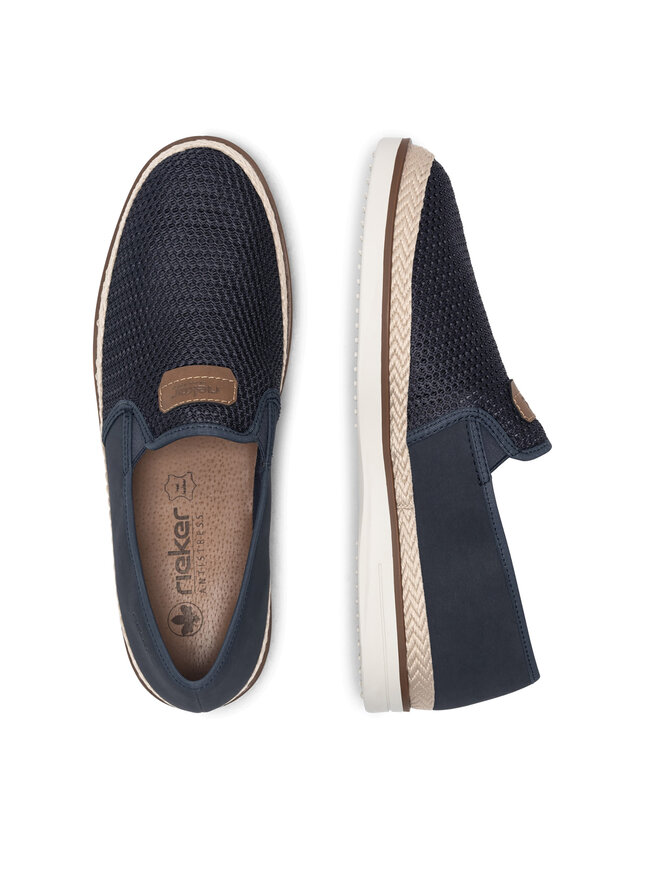 Rieker Espadrile Rieker B2366-14 Albastru