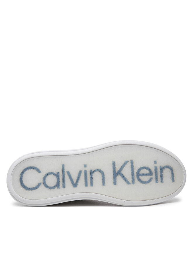 Calvin Klein Snīkeri Calvin Klein Low Top Lace Up Hf HM0HM01551 Balts