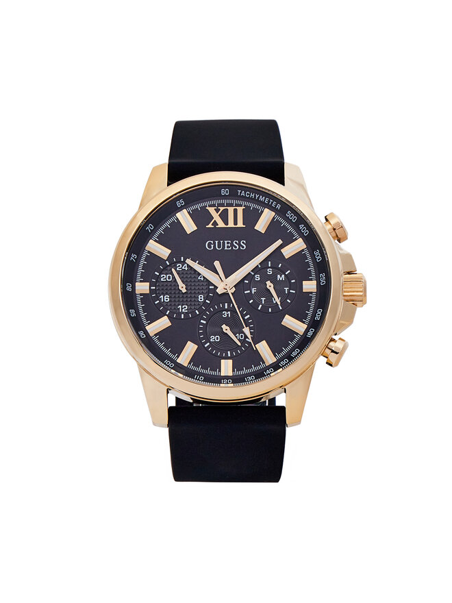 Guess Ročna ura Guess Walker GW0913G2 Črna
