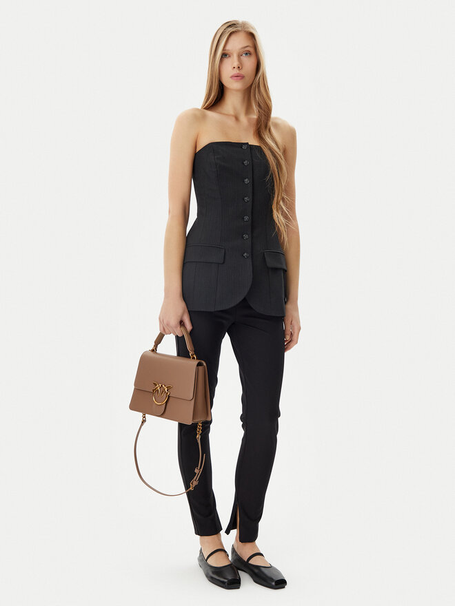 PINKO Kabelka PINKO Love One Top Handle Classic Light 100066 A0F1 Hnědá