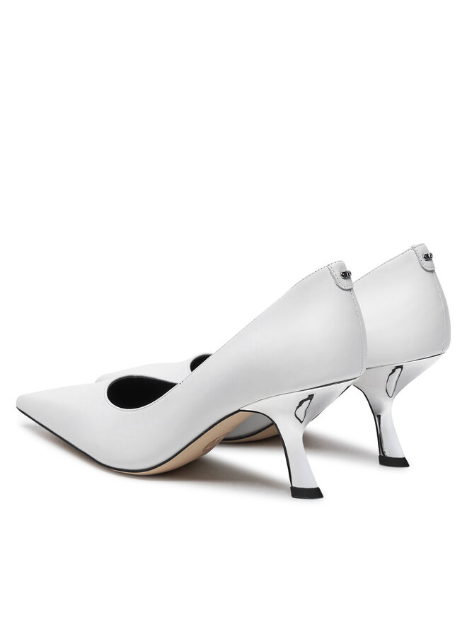MICHAEL Michael Kors Γόβες MICHAEL Michael Kors Luna Mid Pump 40F4LUMP3L Λευκό