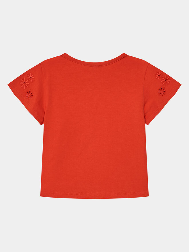 United Colors Of Benetton United Colors Of Benetton Marškinėliai 3P4ZC10I4 Raudona Slim Fit