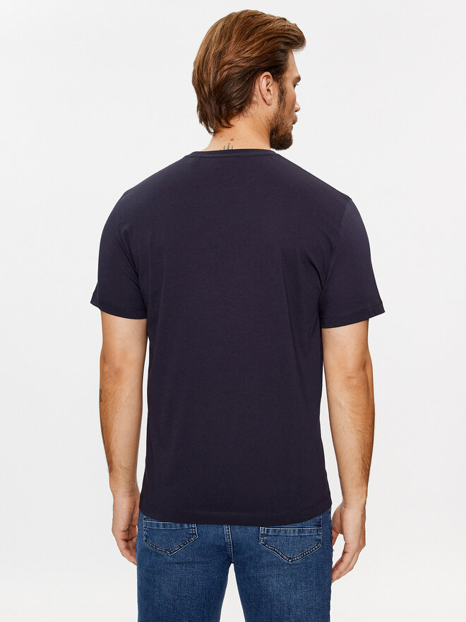 Gant Gant Póló Shield 2003184 Sötétkék Regular Fit