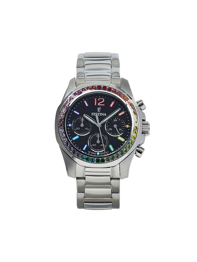 Festina Ceas Festina Boyfriend Chronograph 20606/3 Argintiu