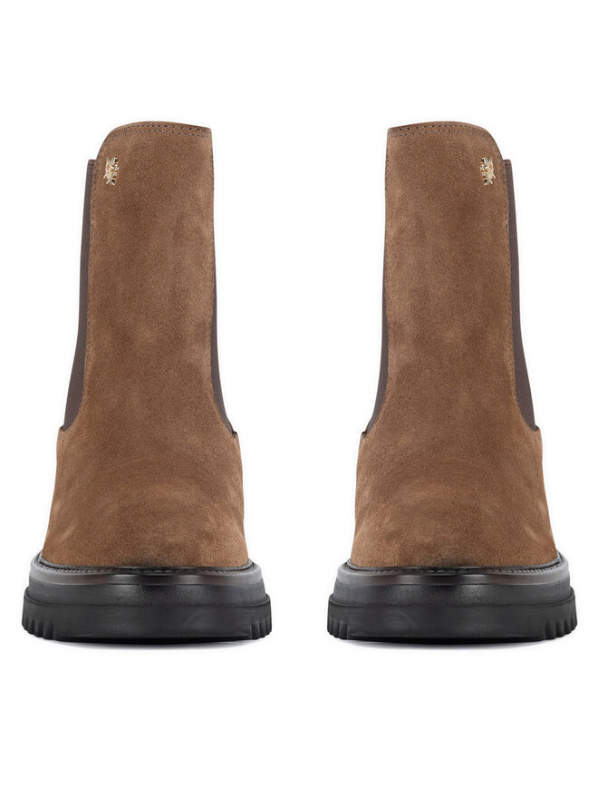 MEXX Kotníková obuv s elastickým prvkem MEXX MX/004C-WB Hnědá