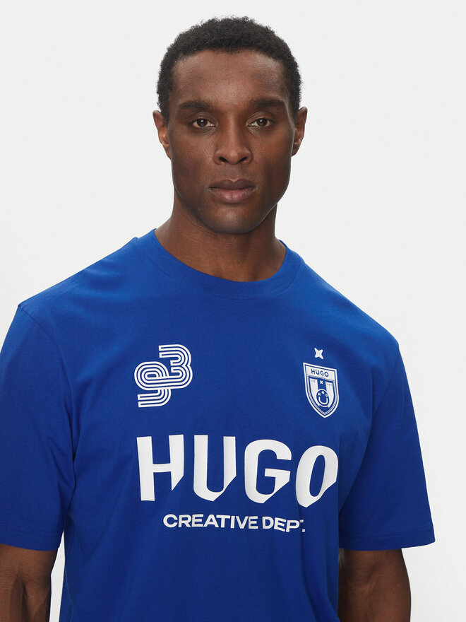 HUGO HUGO Футболка Nebulop 50541252 Голубий Regular Fit