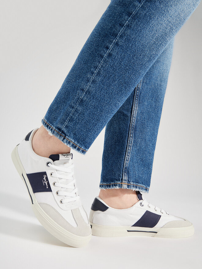 Pepe Jeans Снікерcи Pepe Jeans Kenton Strap M PMS31042 Білий