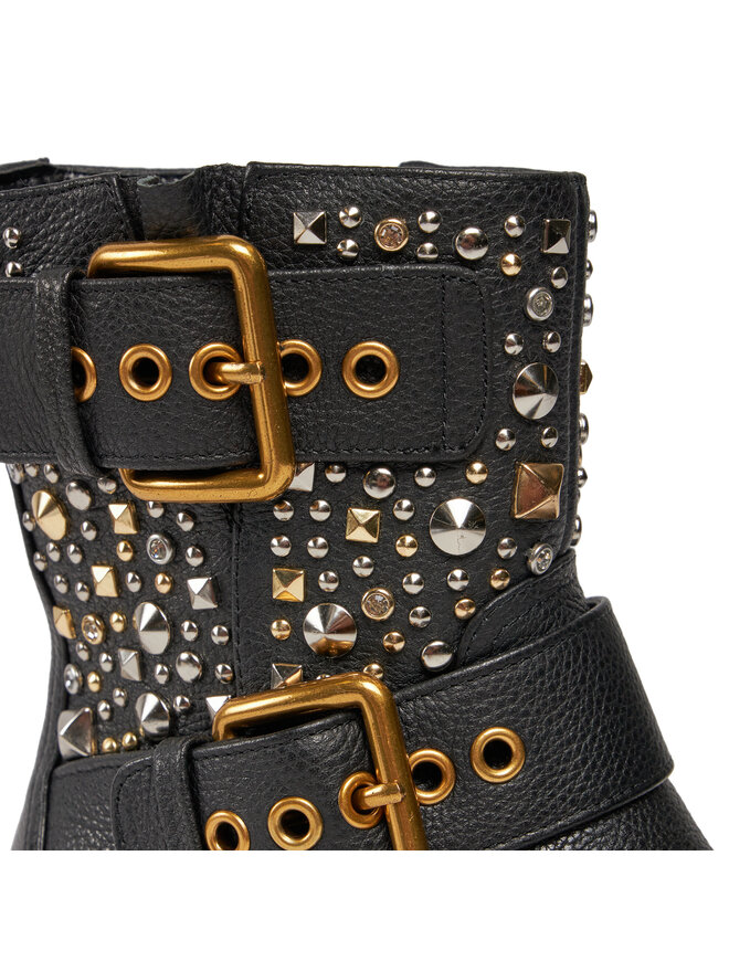 Kurt Geiger Botine Kurt Geiger 225-Hackney Biker Boot 546505109 Negru